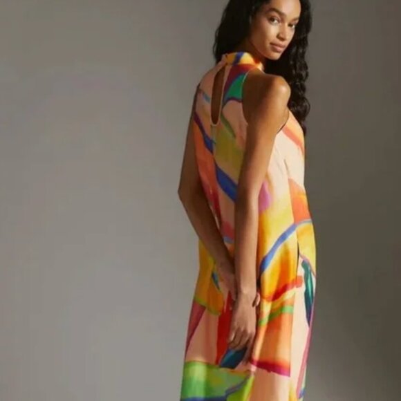 Farm Rio Halter Maxi Dress 3x - Picture 2 of 5